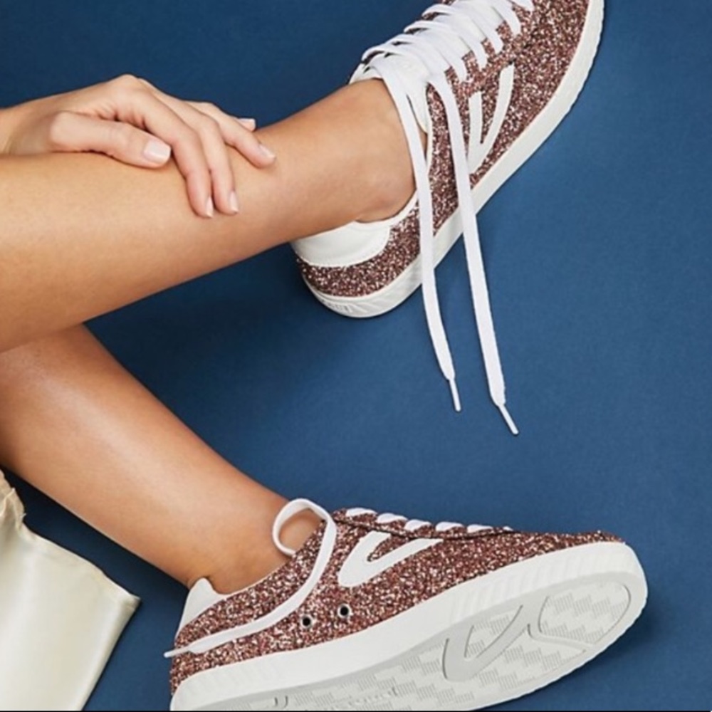 Anthropologie Tretorn glitter sneaker